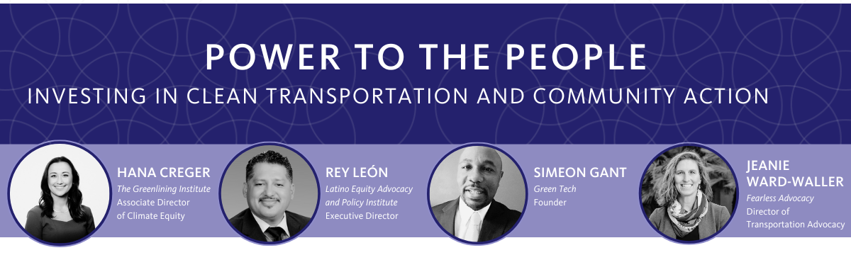 Power to the People: Clean transportation