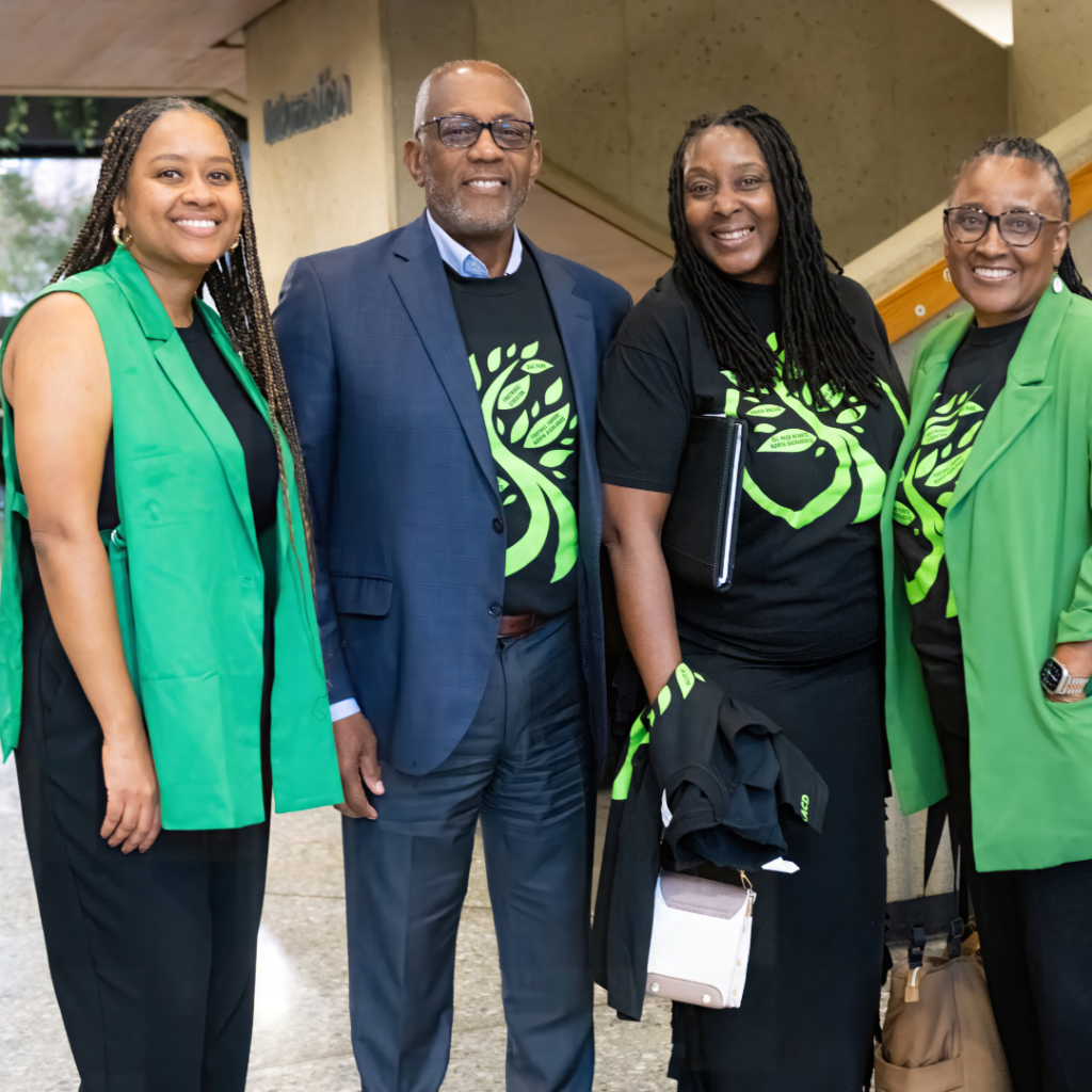 Chet P. Hewitt pictured with with The Center's Black Child Legacy Campaign team and community partners and leaders. 